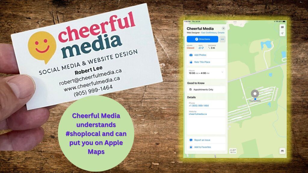 Cheerful Media Apple Map Example