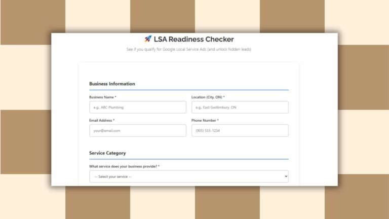 Local Service Ads Checker Readiness Checker
